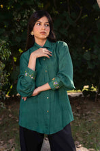 Load image into Gallery viewer, Birdsong Silk Shirt