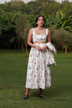 Load image into Gallery viewer, Forest Mist Silk Skirt