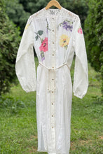 Load image into Gallery viewer, Frangipani Shirt Dress