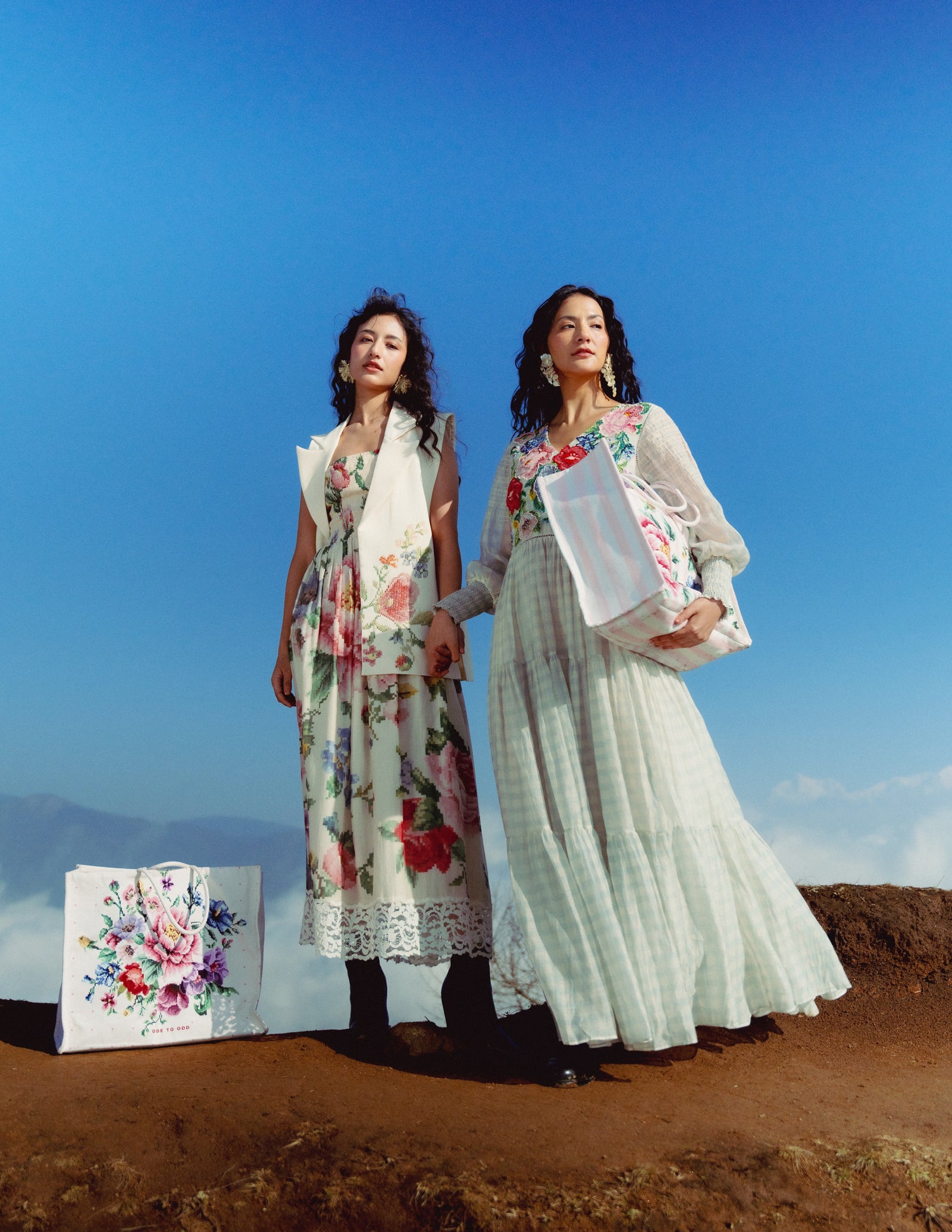 Moonlight Floral Bag