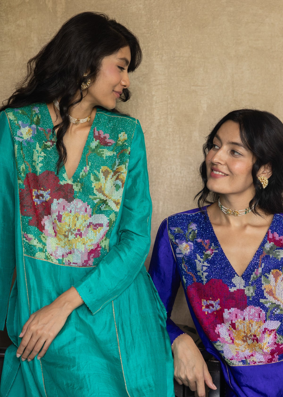 Brahma Kamal Kurta Set