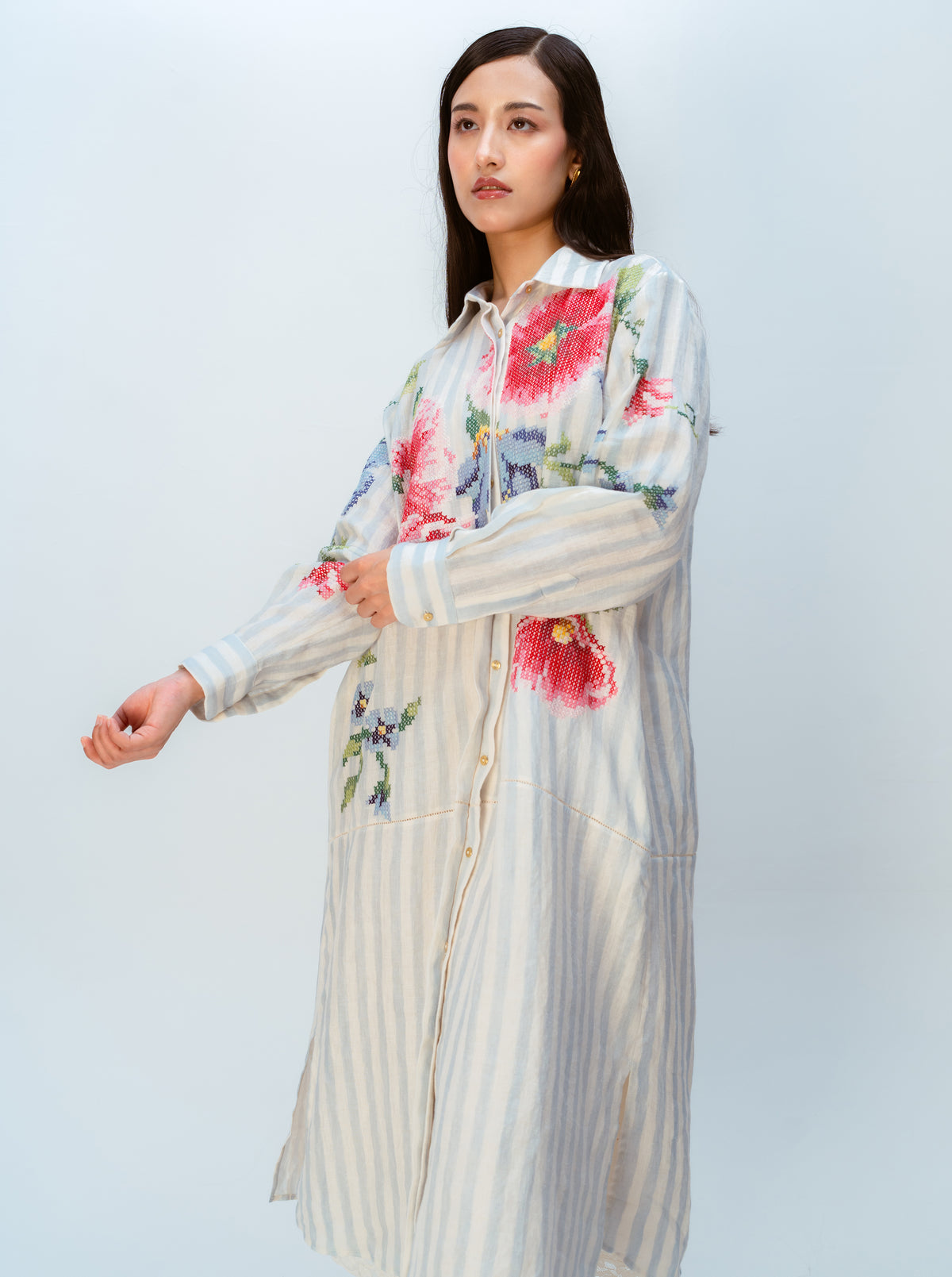 Clouded Ribbon Dress