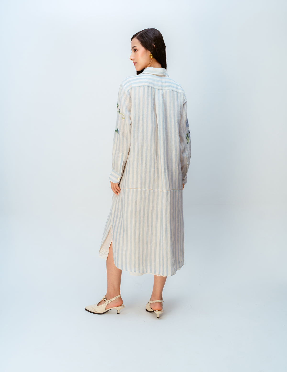 Clouded Ribbon Dress