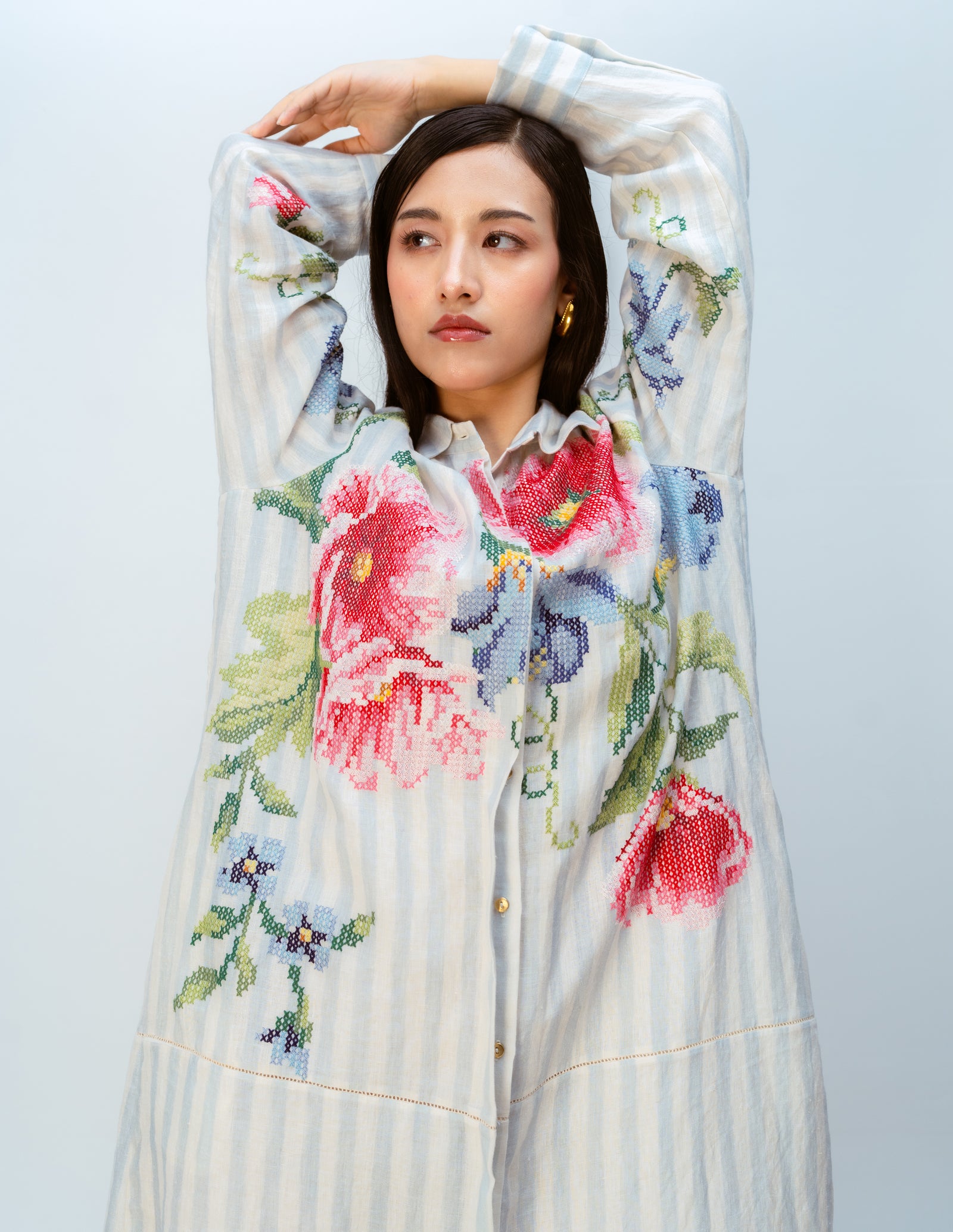 Clouded Ribbon Dress