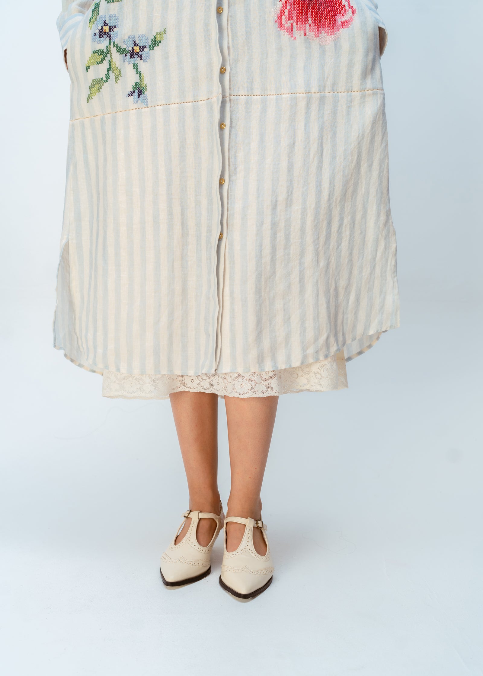 Clouded Ribbon Dress