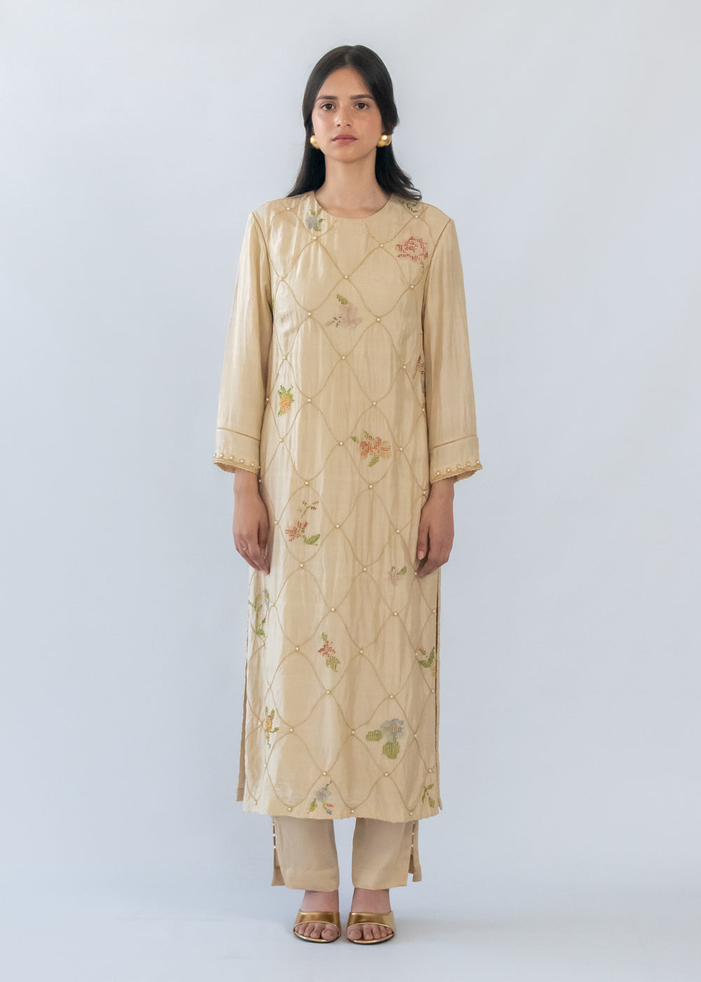 Pushp Jaal Kurta Set