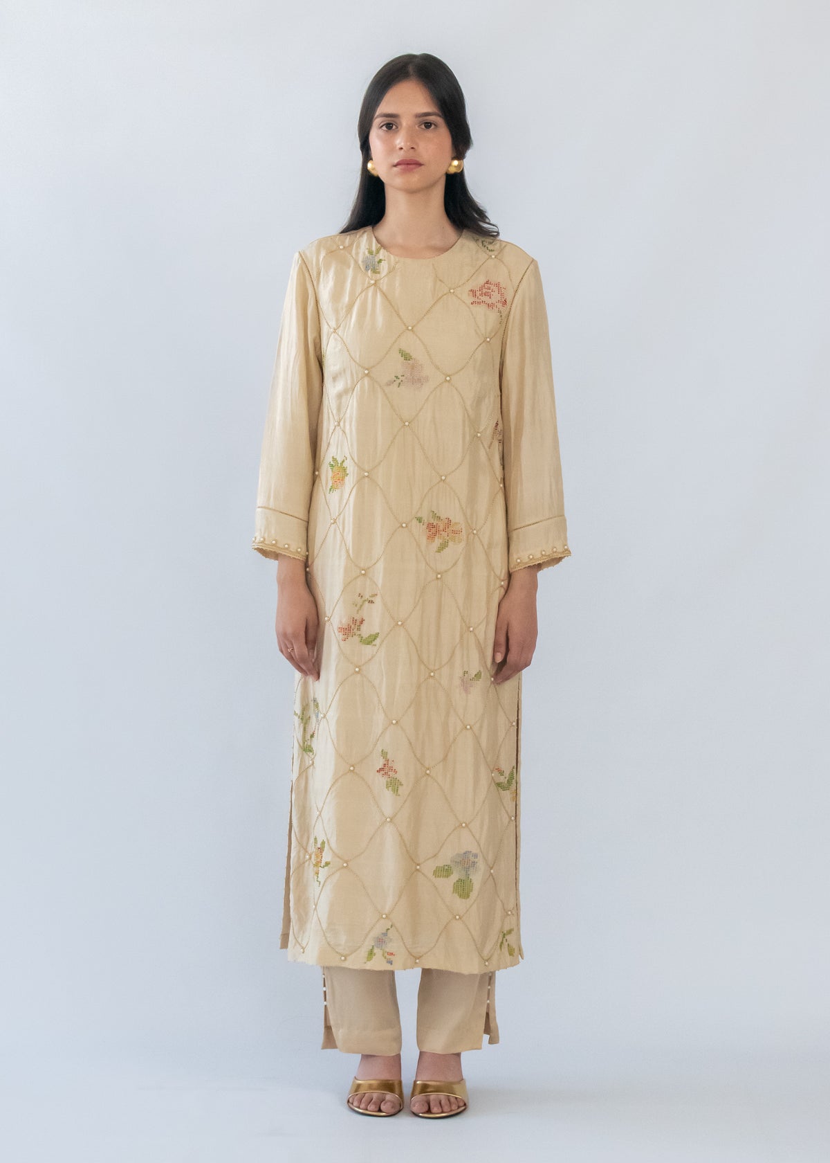 Pushp Jaal Kurta Set