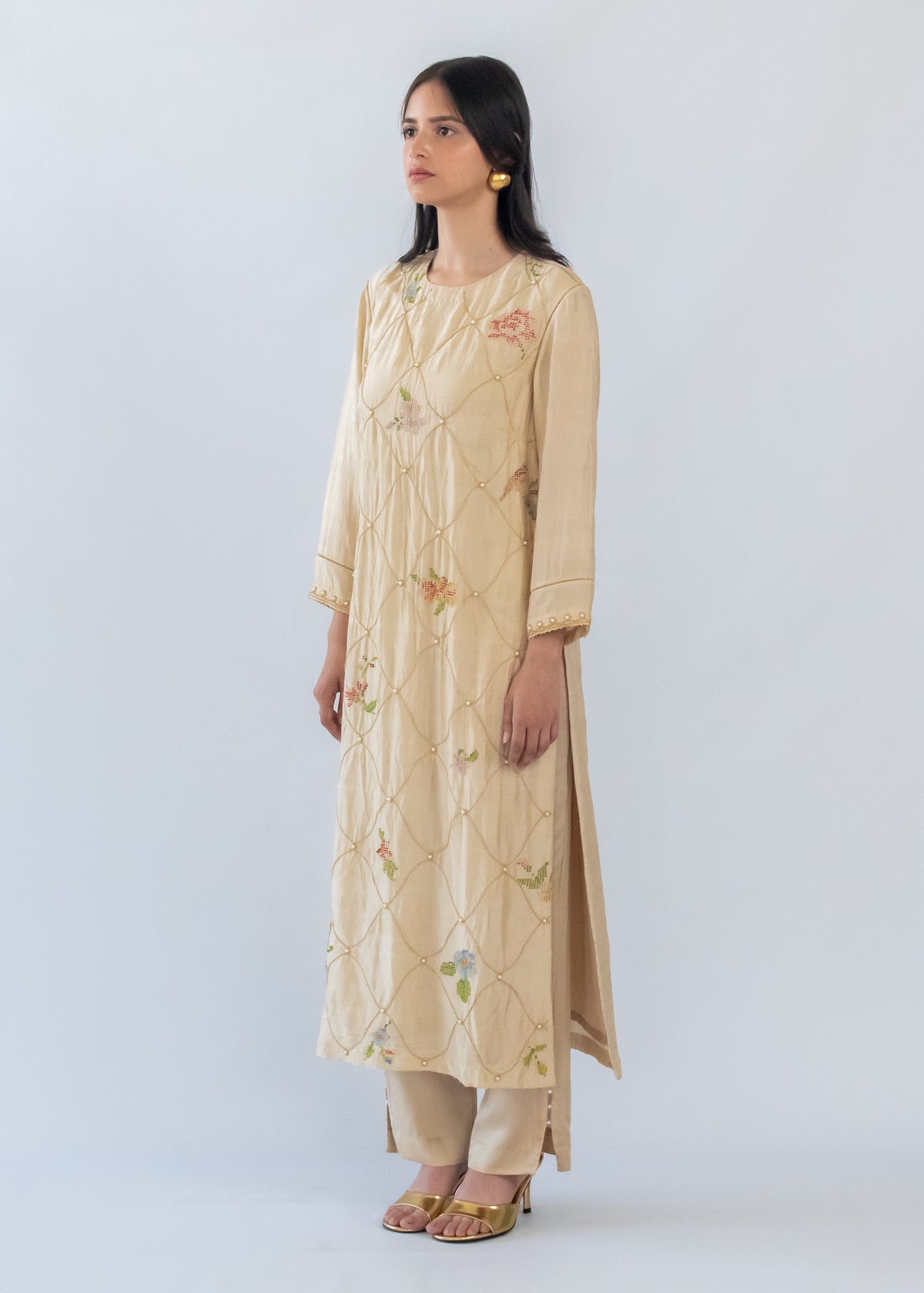 Pushp Jaal Kurta Set