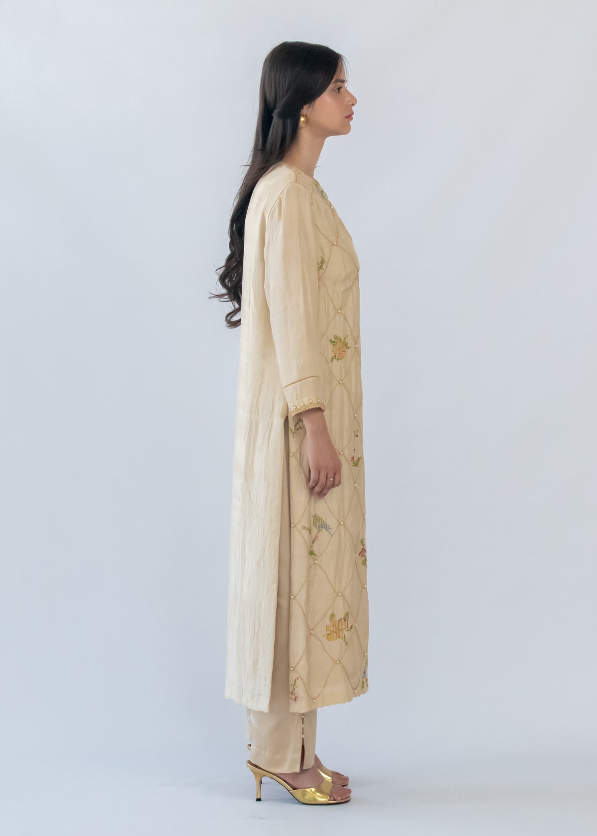 Pushp Jaal Kurta Set
