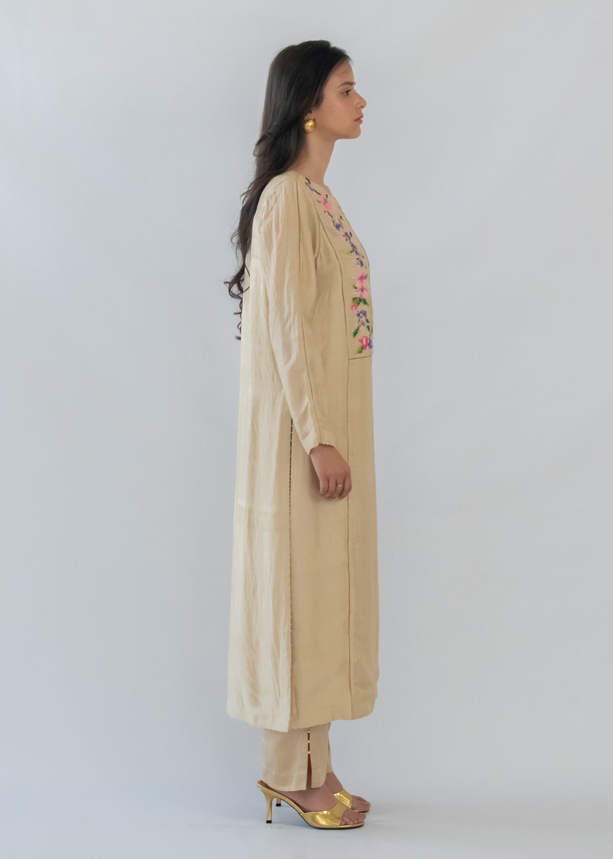 Char Bagh Kurta Set