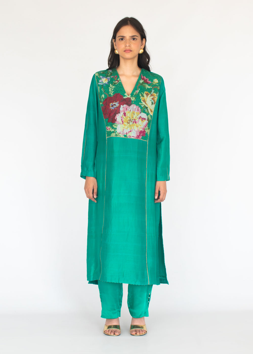 Brahma Kamal Kurta Set