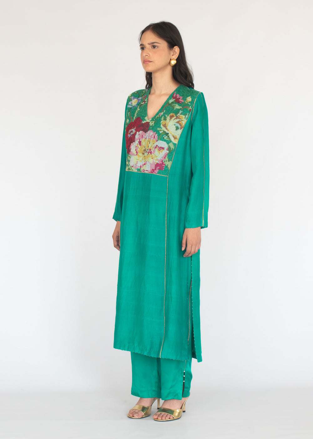 Brahma Kamal Kurta Set