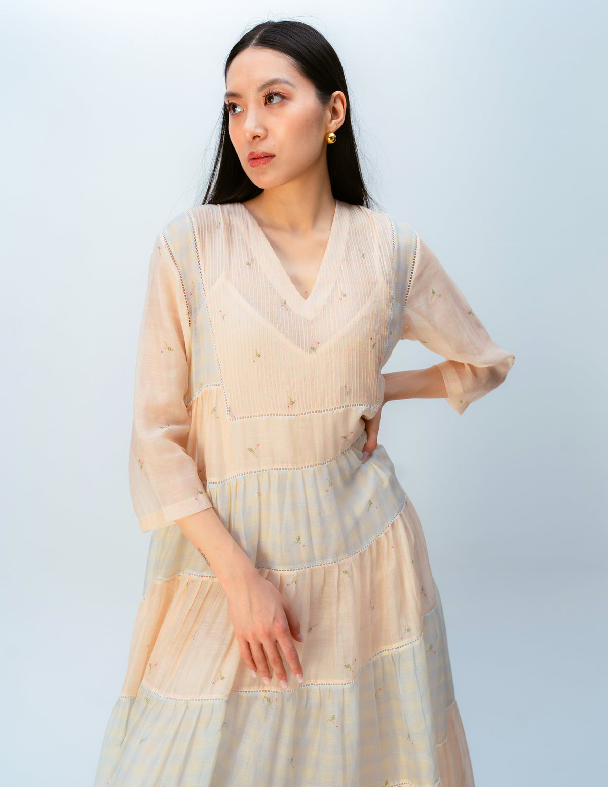 Golden Canopy Dress