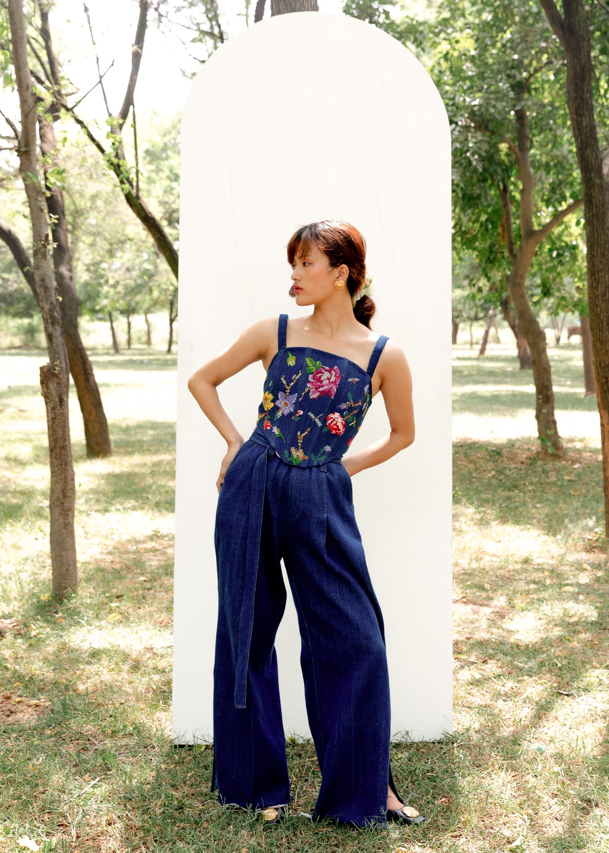 Midnight Bloom Corset