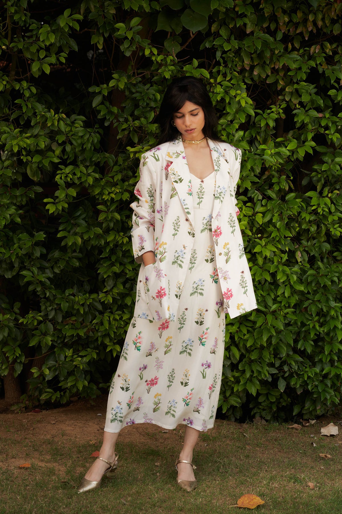 First Bloom Silk Coat