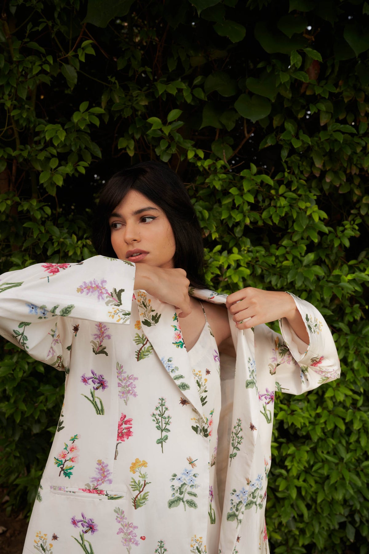 First Bloom Silk Coat