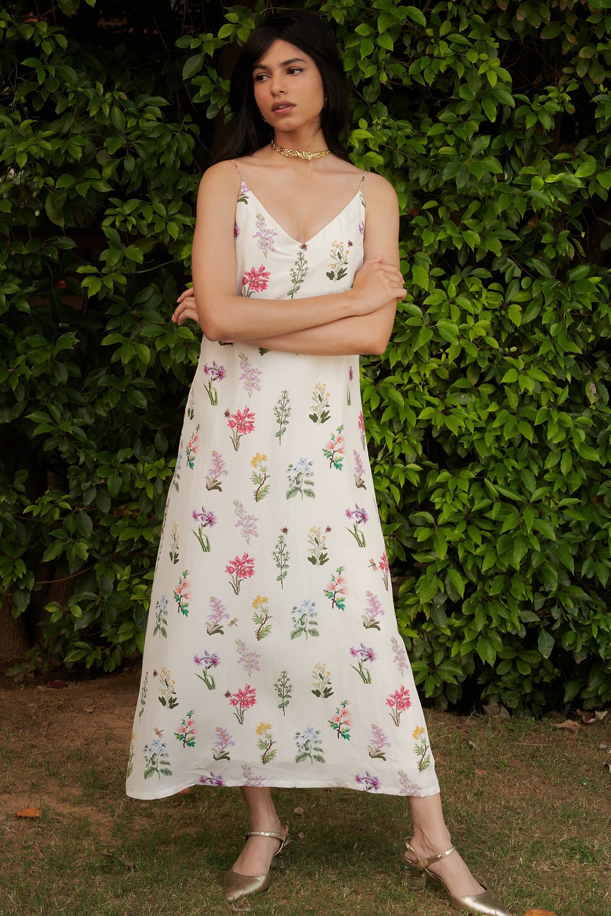 First Bloom Silk Dress