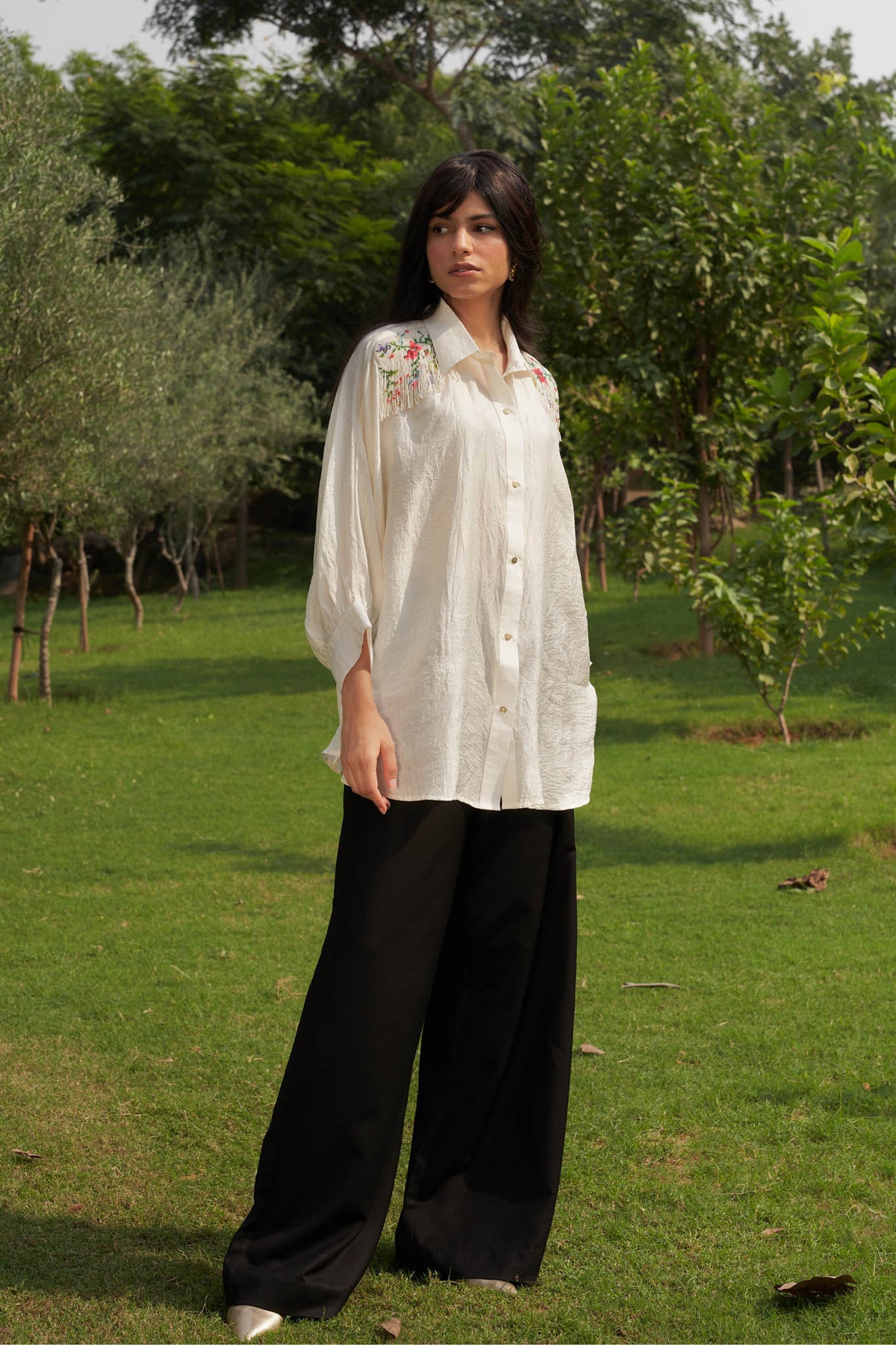 Hanging Garden Silk Shirt