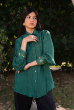 Load image into Gallery viewer, Birdsong Silk Shirt
