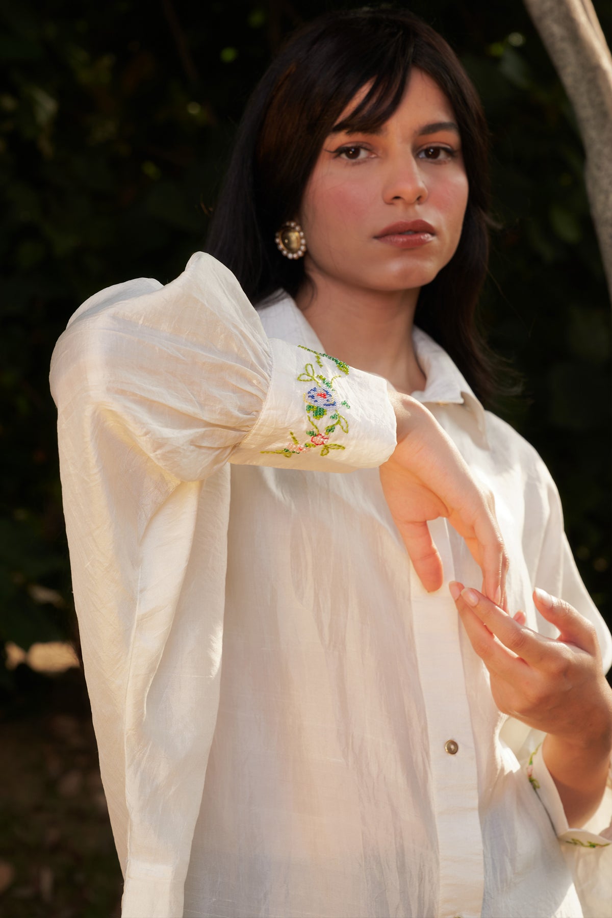 Morning Mist Silk Shirt