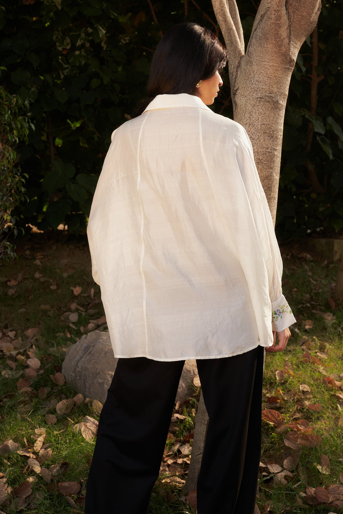 Morning Mist Silk Shirt