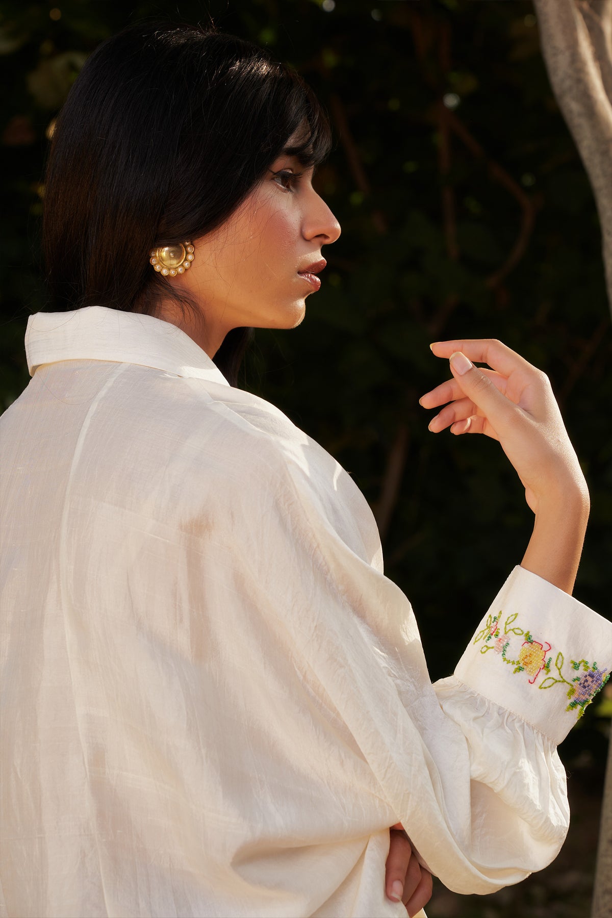 Morning Mist Silk Shirt